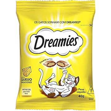 Petisco Dreamies queijo Para Gatos 40 gramas