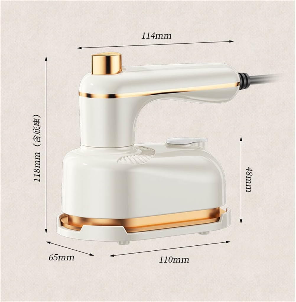 Handheld Ironing Machine, Portable, Gold, 40W, 220V, Home, Travel