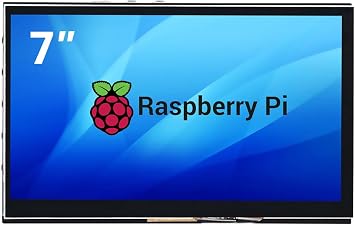 7 inch HDMI Capacitive Touchscreen Display, 1024 x 600 Resolution, Fits Raspberry Pi, Jetson Nano, Windows, Ubuntu - Plug & Play, Stereo Speakers, Multi-Language OSD