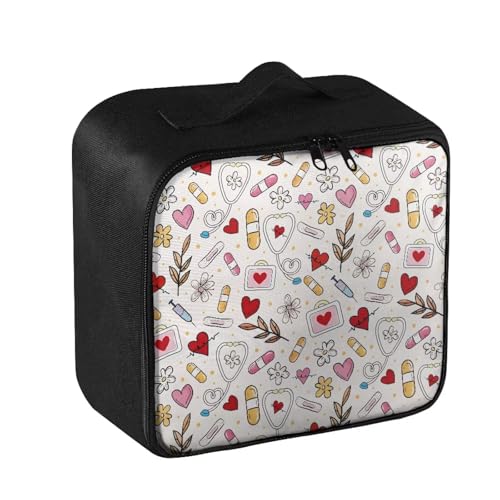 Image of Gomyblomy First Aid Kit for Cars Home Portable First Aid Kit Bag Empty Medical Supplies Storage Bag Large Capacity Emergency Kit for Travel Hiking Camping Use Lightweight