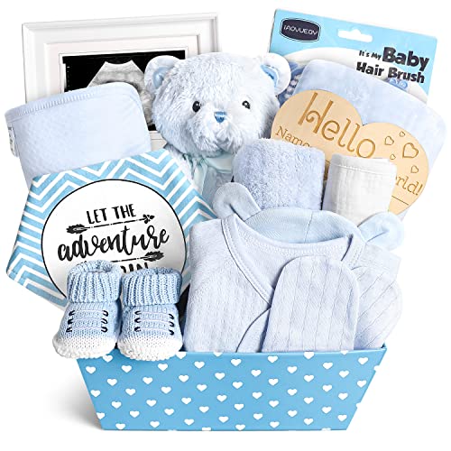 iAOVUEBY Baby Boy Gifts, Baby Shower Gifts - Newborn Bear