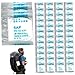 Xweptuy 50Pcs Urine Solidifier and Deodorizer Absorbent Poo Gel Portable Toilet Powder with Water-Soluble Package Bag Emergency Toilet Waste Pee Gel for Camping