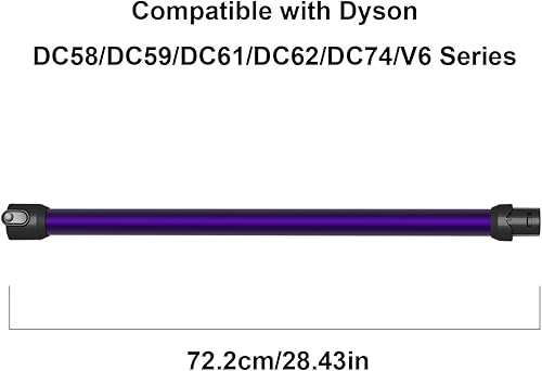 Miniatura 28 de Tubo de extensión de varilla de repuesto para modelos Dyson V7 V8 V10 V11 V15, accesorios de varilla de liberación rápida compatibles con aspiradora