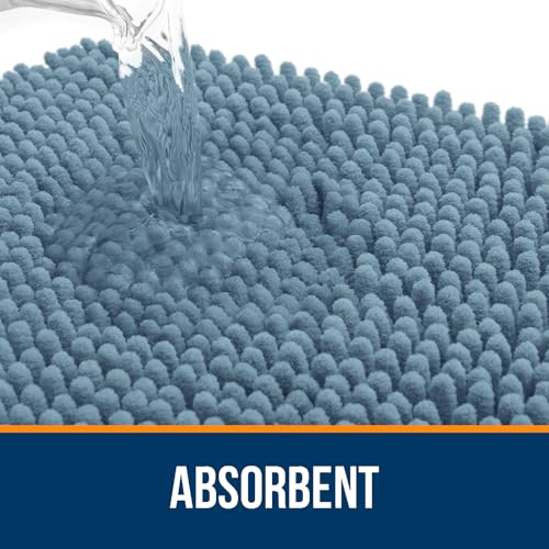 OLANLY Modern Chenille Quick Dry Machine Washable - 5