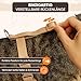 Katzengeschirr Easy Walking Katzengeschirr 2.0 ausbruchsicher, verstellbar, Nicht über Kopf Bengal, Maine Coon kleine und große Katzen (Braun, M)