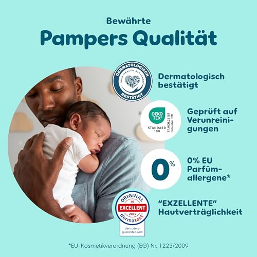 Pampers Premium Protection Größe 1, 248 Windeln, 2kg-5kg, unser Nr. 1 Haut- und Auslaufschutz