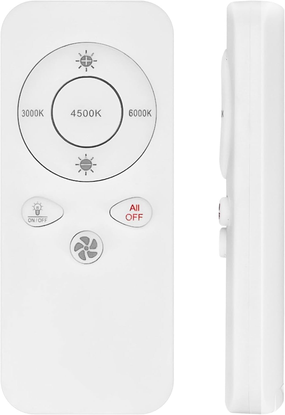 Replacement Remote Control for Fan,Compatible with MOTCTQVD Socket Ceiling Fan Light.