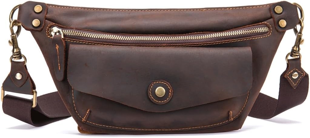 Back Bag Diagonal Retro Outdoor Chest Fanny Pack Large Capacity Backpack