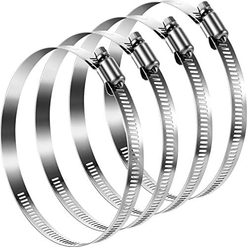 Flexible PVC Tubing Kit 3 m with 2 Hose Clamps - Ventilation Duct Diameter 100 125 or 150 mm - Image 4