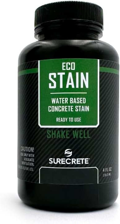 Surecrete Eco Stain Water-Based Stain for Concrete - 32 oz Concentrate - Titanium Gray