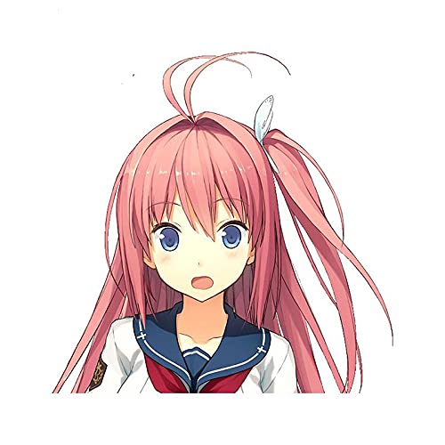 13cm x 12,9 cm para Asuka Kurashina Aokana pegatinas de coche parabrisas calcomanía personalidad motocicleta de dibujos animados