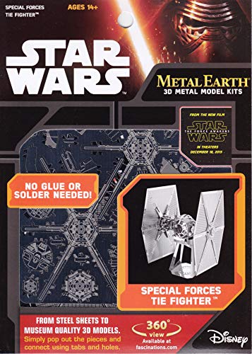 Metal Earth Modelo 3D TIE Fighter Star Wars miniatura 6