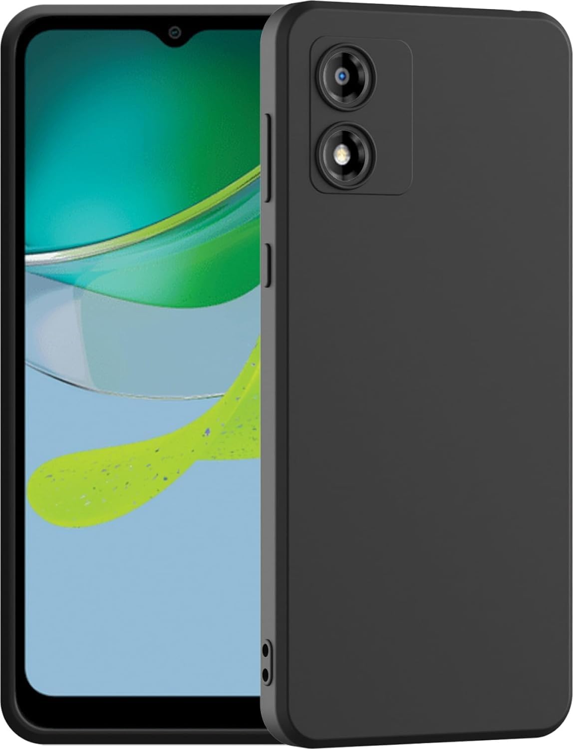 TIGERIFY Matte Finish Soft Rubber Slim Fit Scratchproof Black Colour Back Cover Case for Motorola E13, Moto E13 (B0CRZDM8P1) Amazon Price History, Amazon Price Tracker