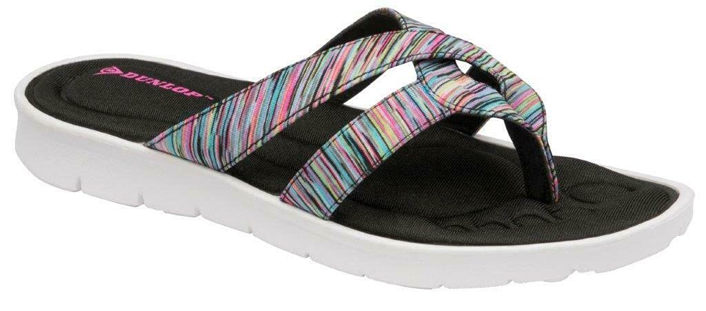 Womens Flip Flops New Ladies Memory Foam Toe Post Slip On Beach Sandals