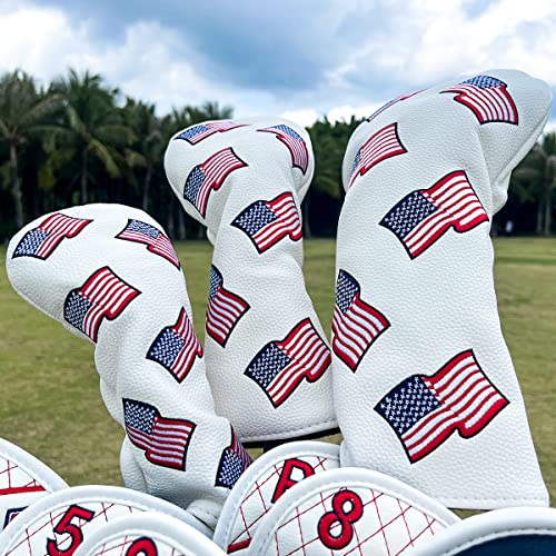 Golf Fairway Wood Head Cover Headcover Interchangeable #3 4 5 7 X