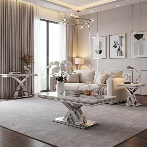 Luxury Marble Coffee Table Modern