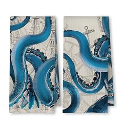 Vintage Coastal Octopus 2pcs