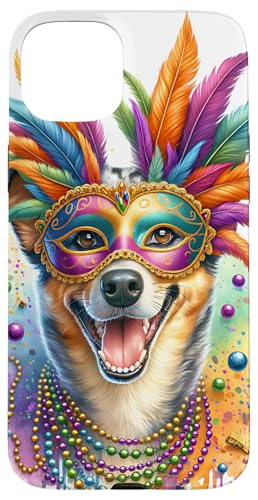 Mardi Gras Cirneco dell'Etna �� �X�}�z�P�[�X iPhone 15 Plus �p