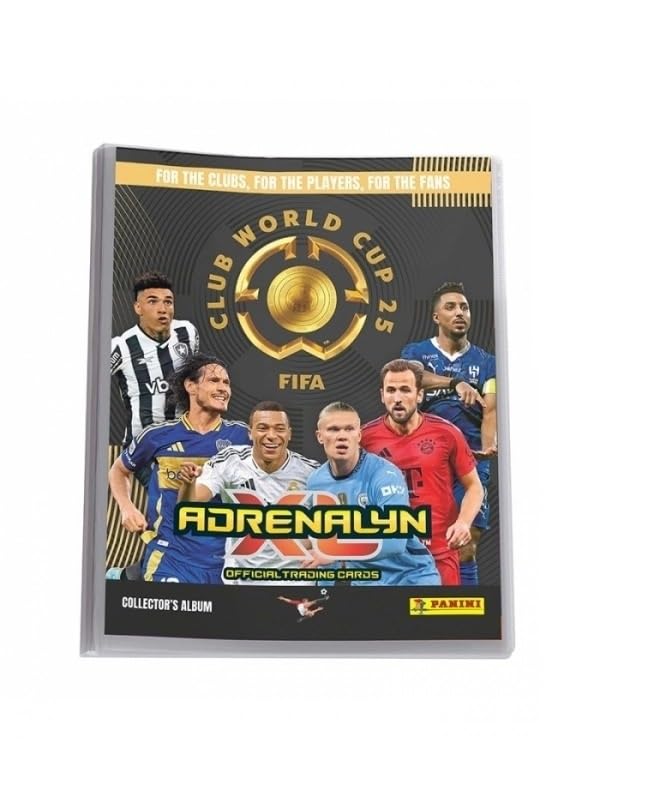 Genérico Mundial DE Club 2025 Cards (Cartas) ADRENALYN Edición España (Archivador vacío (sin Sobres ni Cartas))