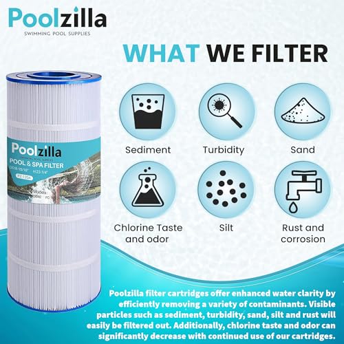 Poolzilla Replacement for Pool Filter PA120, CX1200RE, C1200, Unicel C-8412, Filbur FC-1293, Waterway Clearwater II, Pro Clean 125, 817-0125N, Aladdin 22002, 120 sq.ft Filter Cartridge 1 Pack by Poolzilla - Image 7