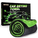 48"x24" XXL Car Drying Towel, 1300GSM Dual-Sided Microfiber Car Drying Cloth, Super Absorbent & Scratch-Free Lint-Free Wash Towel for Car, SUV, Truck & RV Cleaning (Machine Washable)
