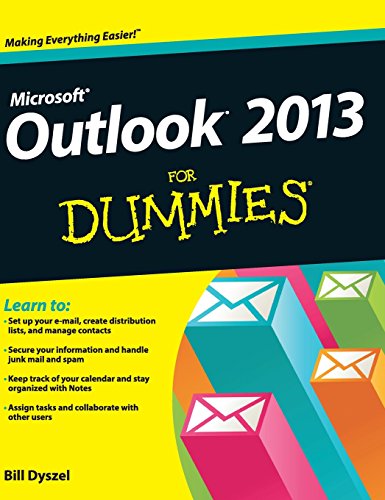 Outlook 2013 For Dummies 1119176239 Book Cover
