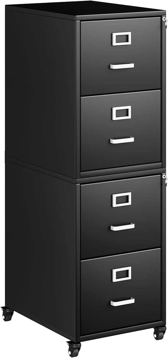 YITAHOME Vertical Filing 4Drawer Detachable Office Storage with