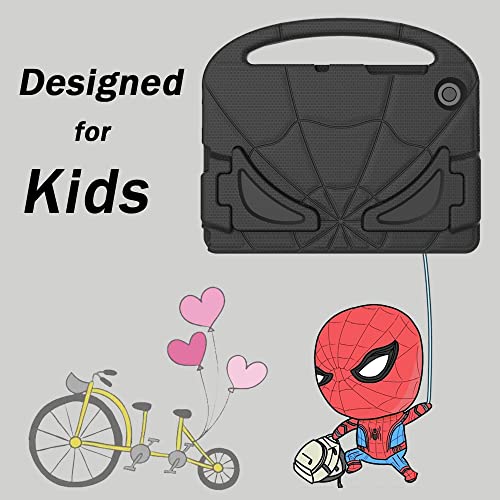 Kids Case for Samsung Galaxy Tab A8 10.5'' 2022, Mansiruyi Lightweight Shockproof Kids Friendly Case with Handle Stand for Galaxy Tablet A8 10.5 Inch (SM-X200/X205/X207) (Black) - Image 2