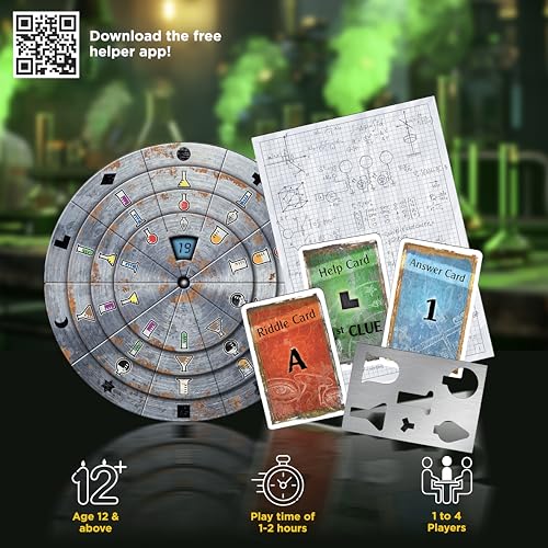 Exit: The Secret Lab juego de mesa para 1-6 jugadores miniatura 3