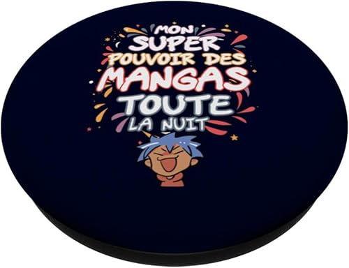 Miniatura 2 de Design graphique style manga humour animé japonais japon PopSockets Standard PopGrip