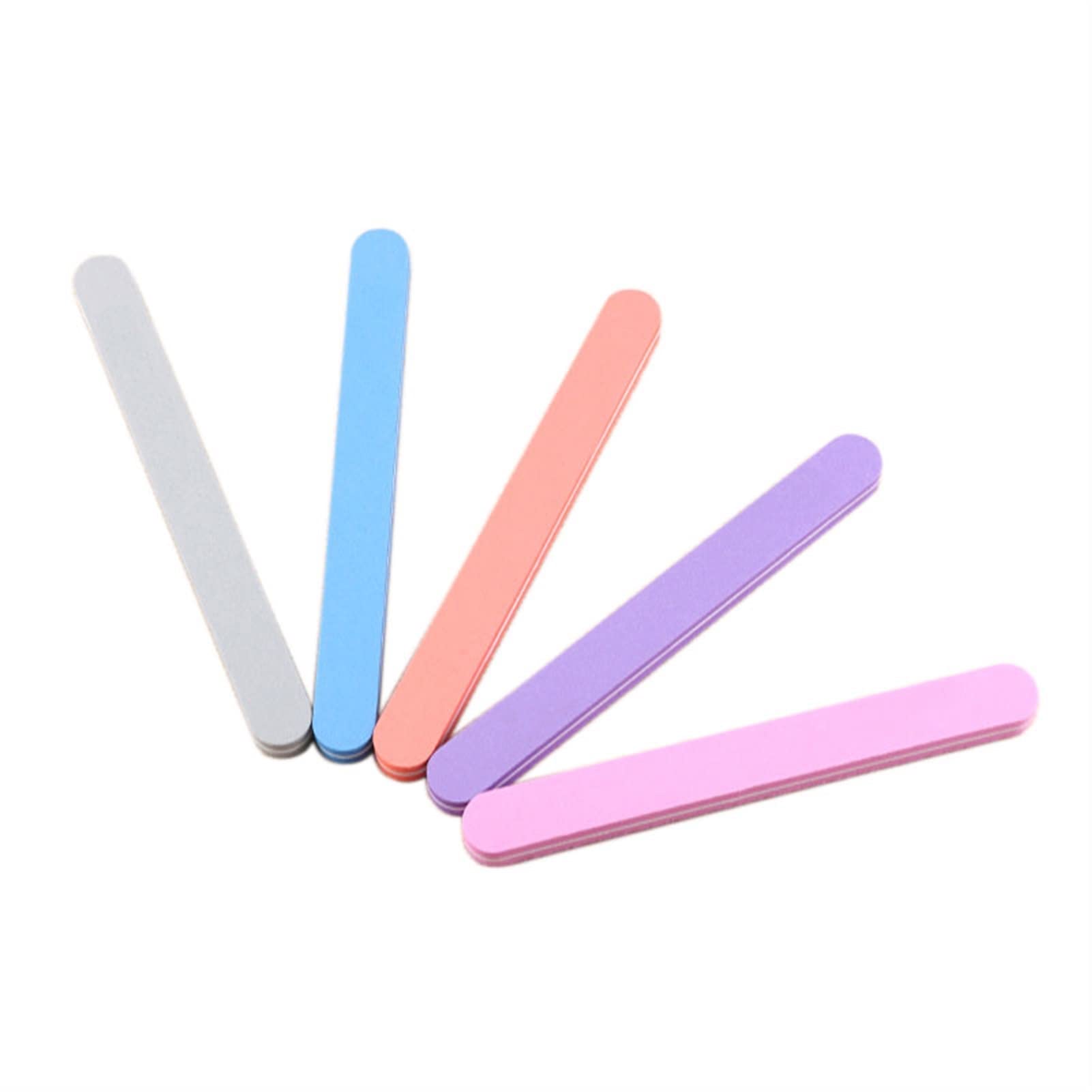 Nagelfeile,Nail Buffer, 50 Stück Nagelfeilen Puffer doppelseitig gerade EmeryBoards