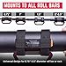 GPCA Universal Grab Handle for Jeep Wrangler All Models, UTVs, ATV, Boats and More, Roll Bar Handle Fits Dia from 1-5.5 inches GP Grip Universal, Burgundy Red, 2-Pack