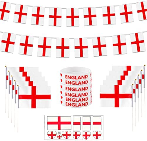 England Flag Bunting England St George's Day Flag Bunting – 33 Ft - Foto 7