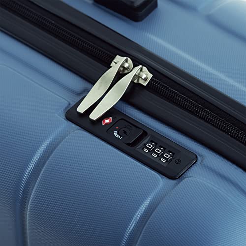 Luggage Sets New Model Expandable Abs Hardshell 3Pcs Luggage Hardside Lightweight Durable Suitcase Sets Spinner Wheels Suitcase With Tsa Lock 20''24''28''… (Blue) #TOP2