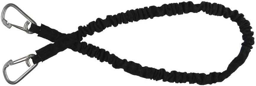 Extreme Max 3006.2888 BoatTector High-Strength Line Snubber & Storage Bungee, Value 2-Pack - 36" with Medium Hooks, Black