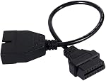 OBD1 12 Pins to OBD2 16 Pins, Diagnostic Tool Connector Adapter Cable for OBD1 12 Pins to OBD2 16