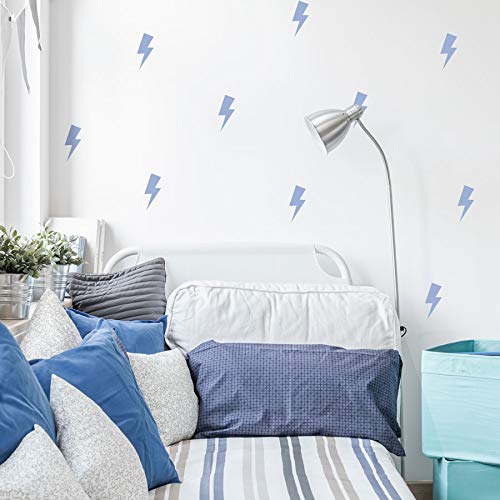 Lightning bolt wall stickers | Lots of colours options available | Perfect for a baby's nursery or child's bedroom