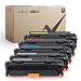 V4INK 5 Packs New Replacement for Canon 118 toner HP CC530A HP 304A Toner Cartridge for use with Canon ImageCLASS MF726Cdw LBP7660Cdn MF8580CDW MF8380Cdw, HP Color LaserJet CP2025dn CM2320fxi
