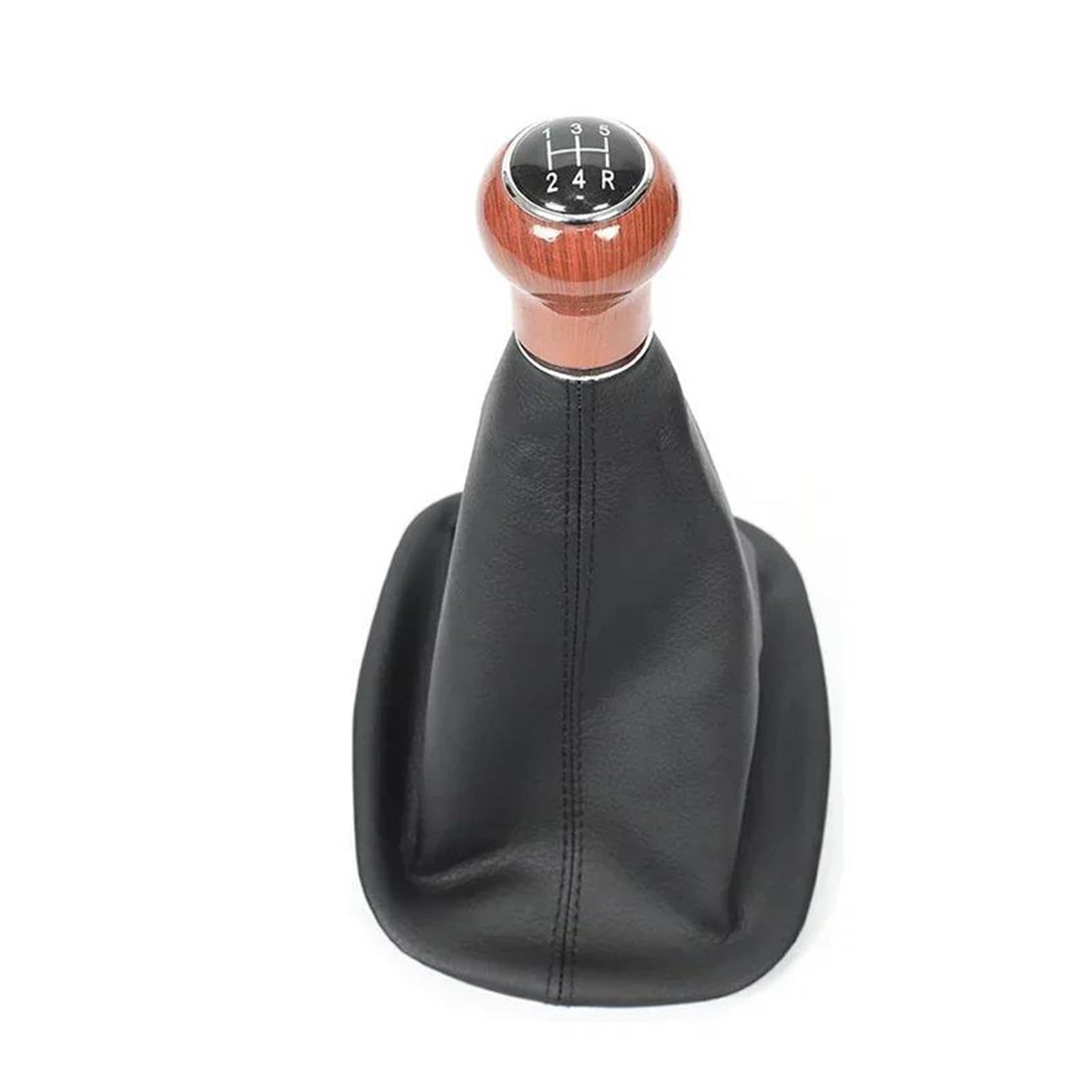 UIFCOG Gear Shifter Knob for VW for Passat B5 B5.5 1997-2005 Manual Car Gear Shift Knob Interior Decorate(Brown,for 5 Speed)