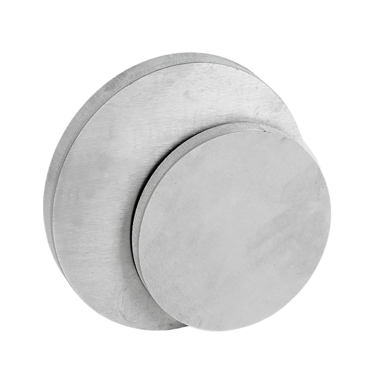 Disco redondo de aluminio 1060, hoja circular pulida en de 0,5mm de espesor y 100mm de diámetro, 1 unidad