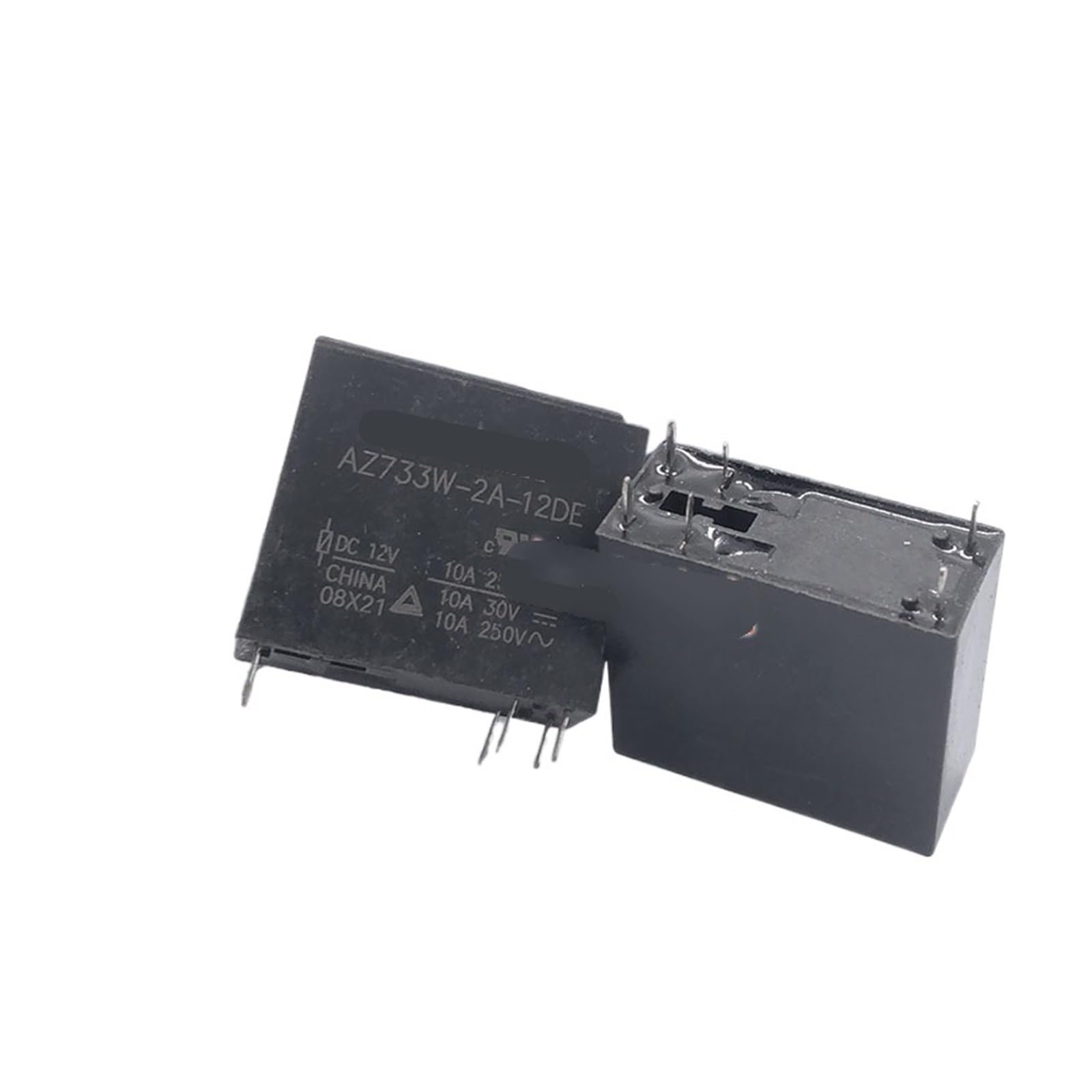 Relé AZ733W-2A-12 24 de 12V 24VDC 10A interruptor electromagnético AZ733W-2A-5DE 2