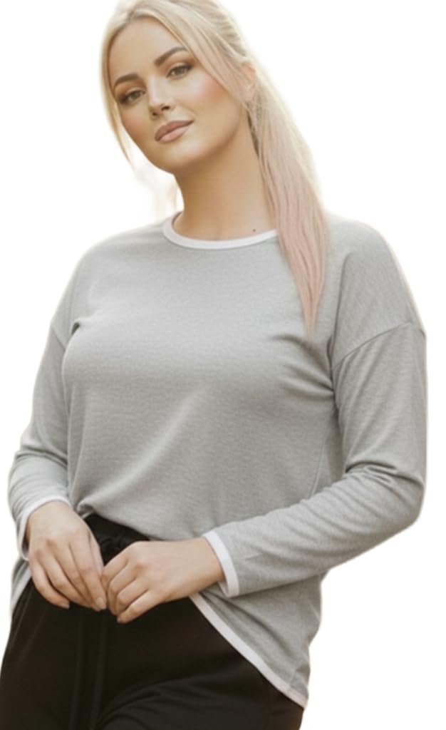 irana Women Full Sleeve T-Shirt for Women & Girls | Long Sleeve Cotton T Shirt | Full Sleeves Round Neck Top | Casual Regular Fit Plain Solid Tee |Office Wear, College Wear, Gym Wear-picture-29