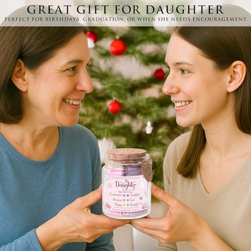 image for SOUTHLISA Bible Verse Jar for Daughter – 92 Encouraging Scriptures b