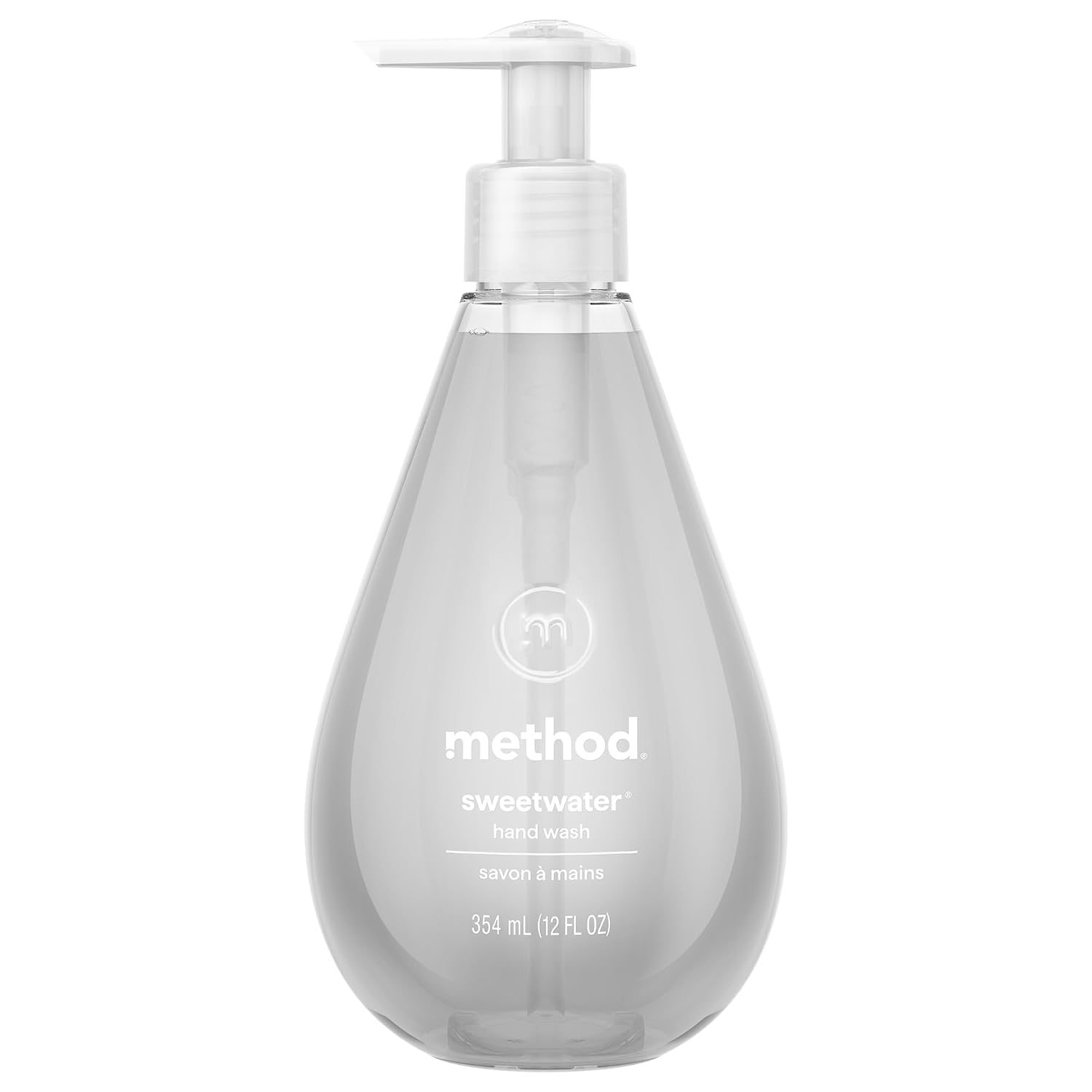 method Gel Hand Wash, Sweet Water - Made without Parabens, Notes of Dewy Lemon Leaf, Grapefruit & Star Jasmine, 12 fl oz