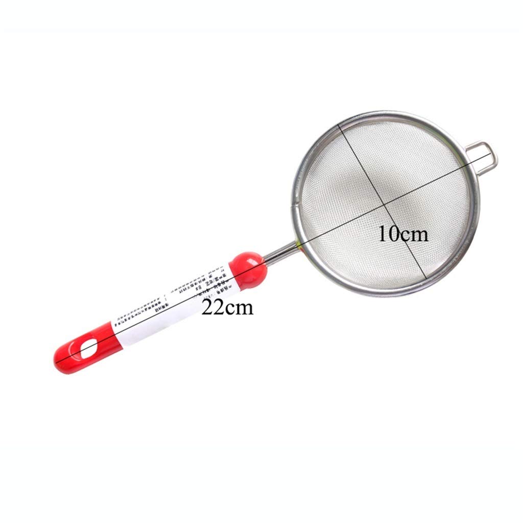 ZHANGXIAO Malla Fina Colador Durable Acero Inoxidable Cocina Multiuso Tamiz De Harina (tamaño : L)