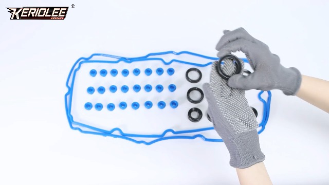 Image of VS50814R Valve Cover Gasket Set Fits for Ford Explorer Edge Mustang F-150 2015-2020, Valve Cover Gaskets VS50722 Replace for Lincoln MKX /Z /S /T Transit 150 /250 /350 and More Models (36PCS 3.5 3.7L V6)