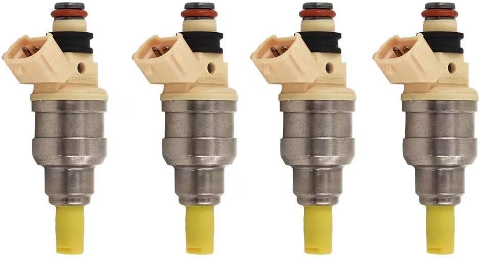 4X Fuel Injector INP-470 15710-58B00 Compatible replacement 1998 Tracker, 1992-1998 Sidekick, 1996-1998 X-90, 1992-1997 Geo Tracker 1.6L