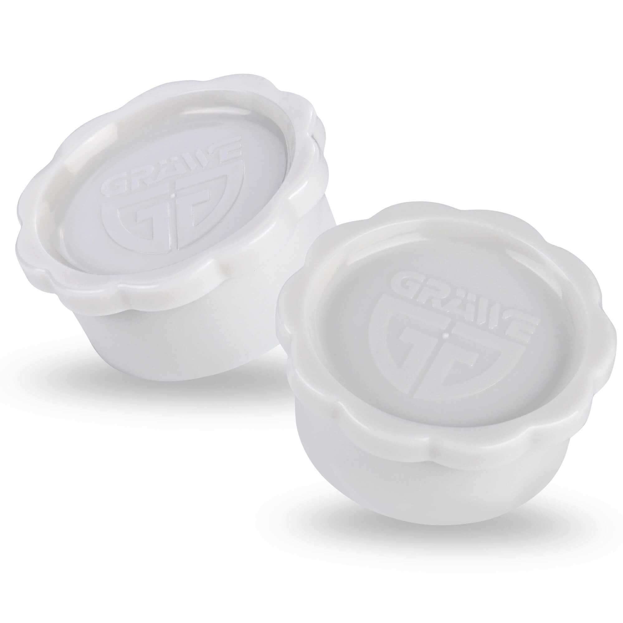 GRÄWE Replacement Caps For Glass Carafe Suitable For Sodastream Bottles White