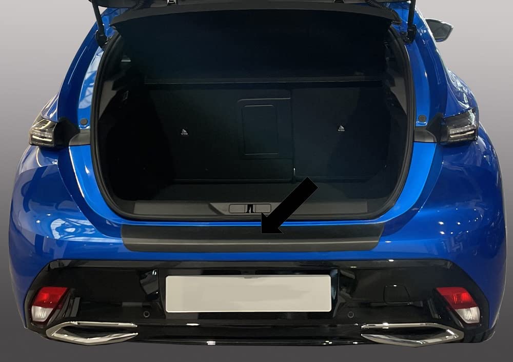 RGM - Protector de borde de carga ABS negro para Peugeot 308 III Hatchback 3ª Generación de 5 puertas a partir de 09.2021