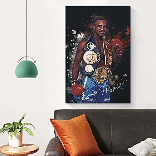 Peintures sur toile Evander Holyfield pour séjour moderne